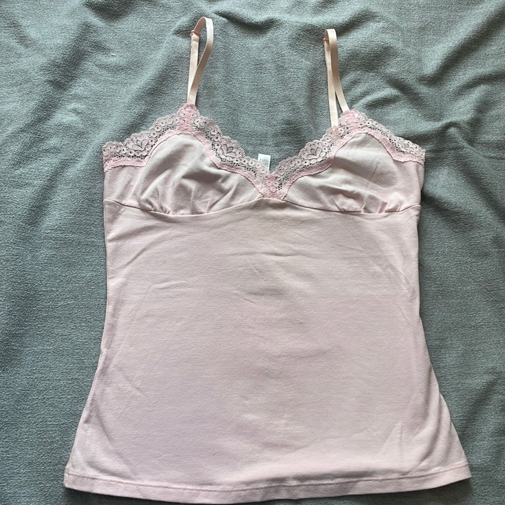 Blush Cami with rhinestones